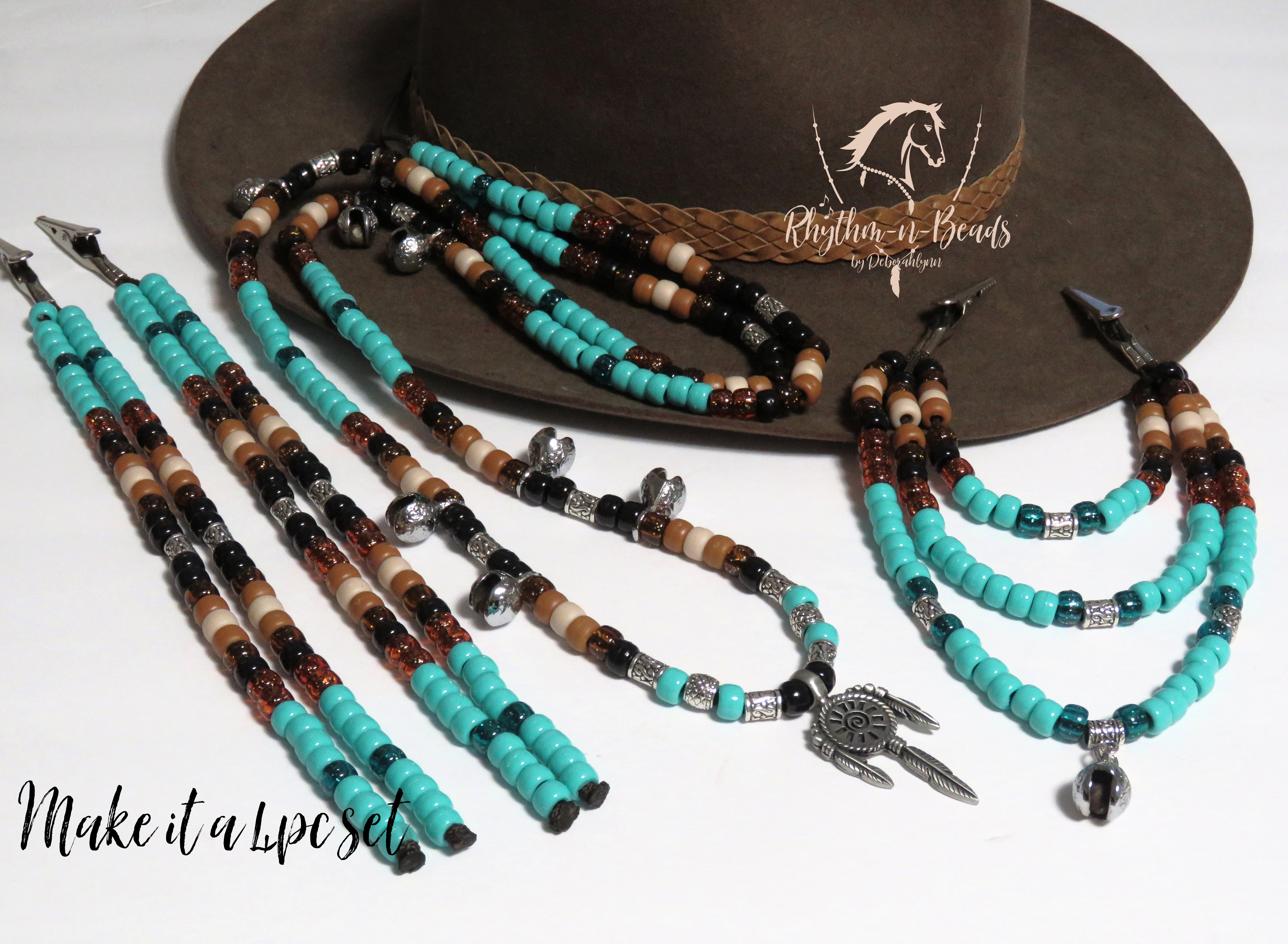 COLORADO BLUE CHRISTMAS Rhythm Bead Necklace