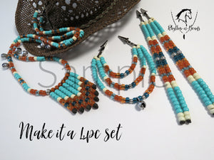 OCEAN SUNSET Rhythm Bead Necklace