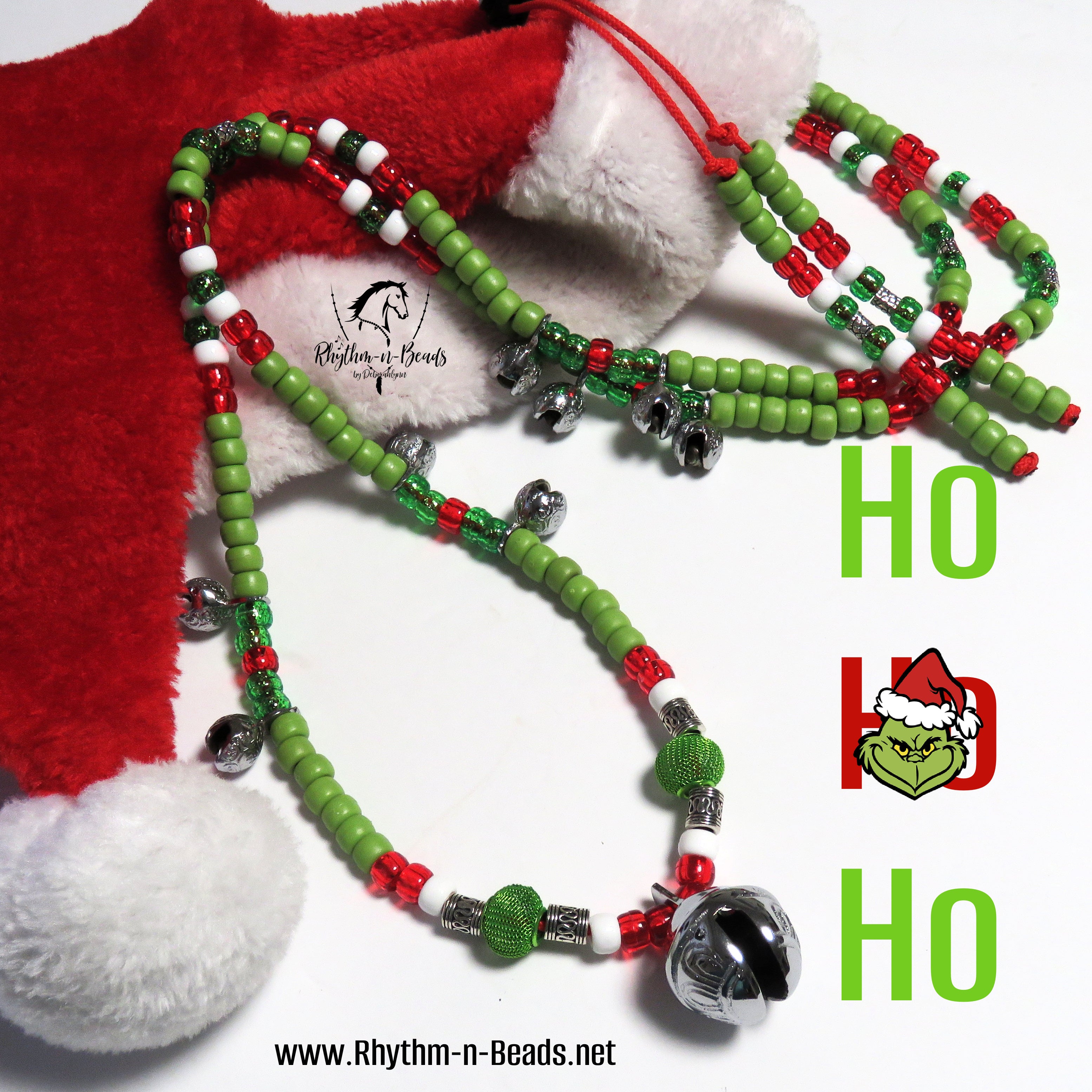 GRI-NGLE BELLS Christmas Rhythm Bead Necklace 2023 limited edition