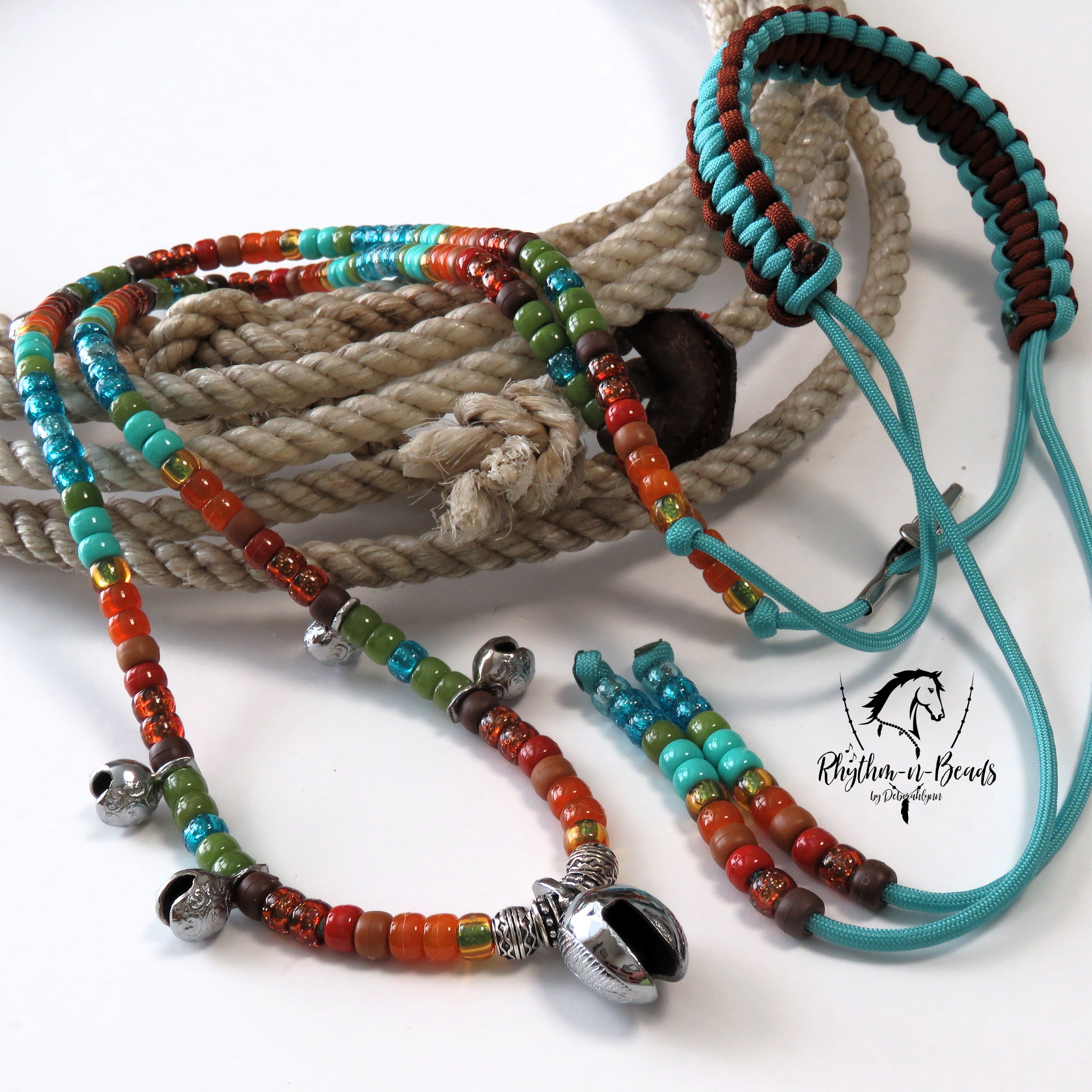 2 in 1 Cadence Cordeo© Neck Rope-Rhythm Bead Necklace - EARTH & SKY
