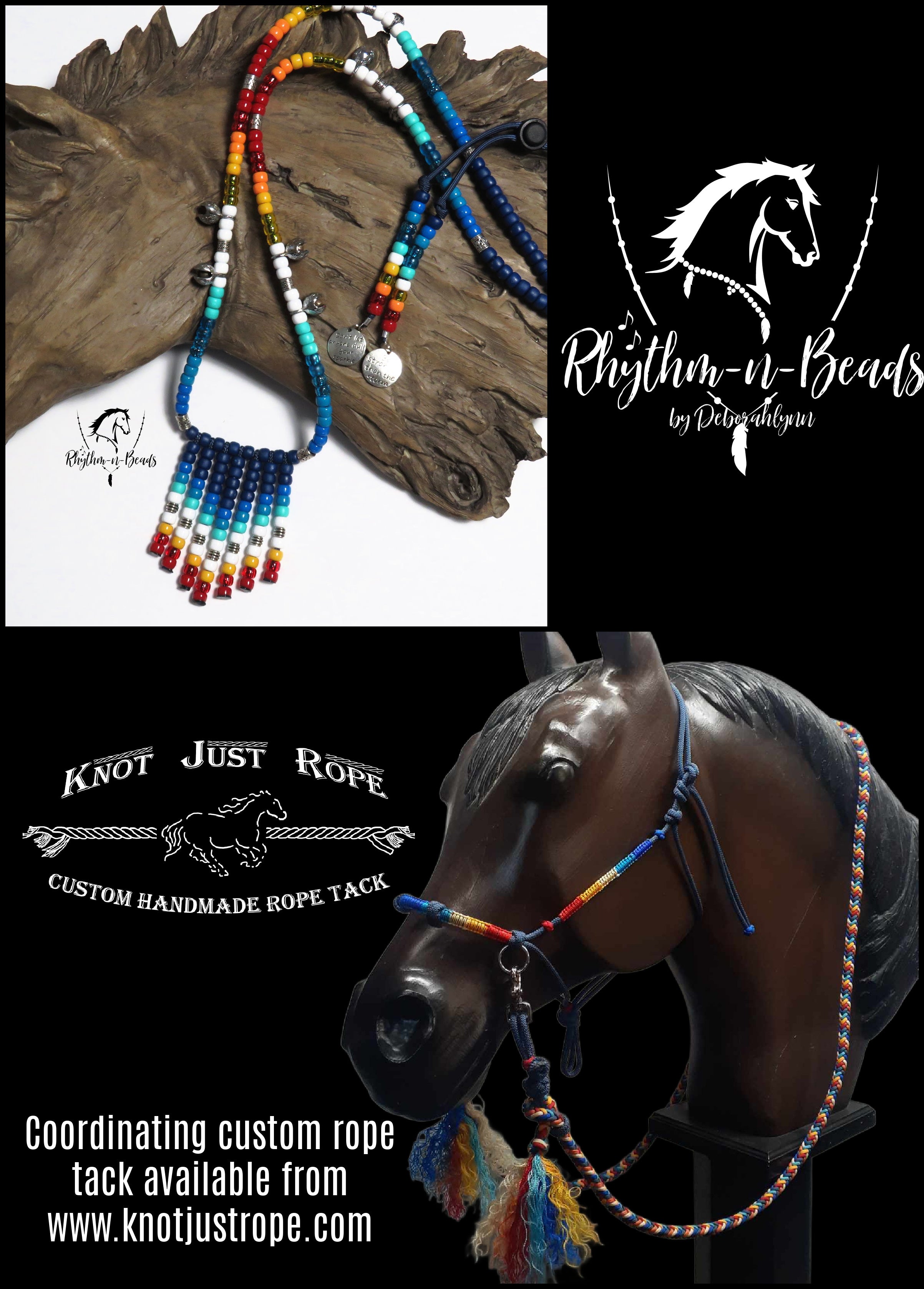 OCEAN SUNSET Rhythm Bead Necklace