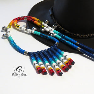 OCEAN SUNSET Rhythm Bead Necklace