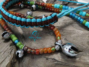 2 in 1 Cadence Cordeo© Neck Rope-Rhythm Bead Necklace - EARTH & SKY