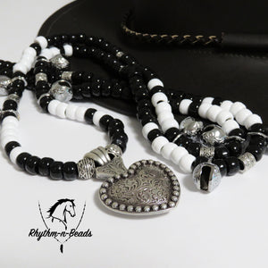 BLACK TIE AFFAIR Rhythm Bead Necklace