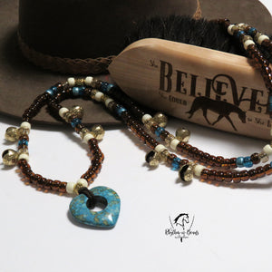 CAPTIVE HEART Rhythm Bead Necklace