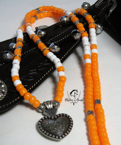 CREAMSICLE Rhythm Bead Necklace