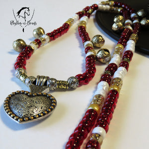 BE MY VALENTINE style 1 Rhythm Bead Necklace