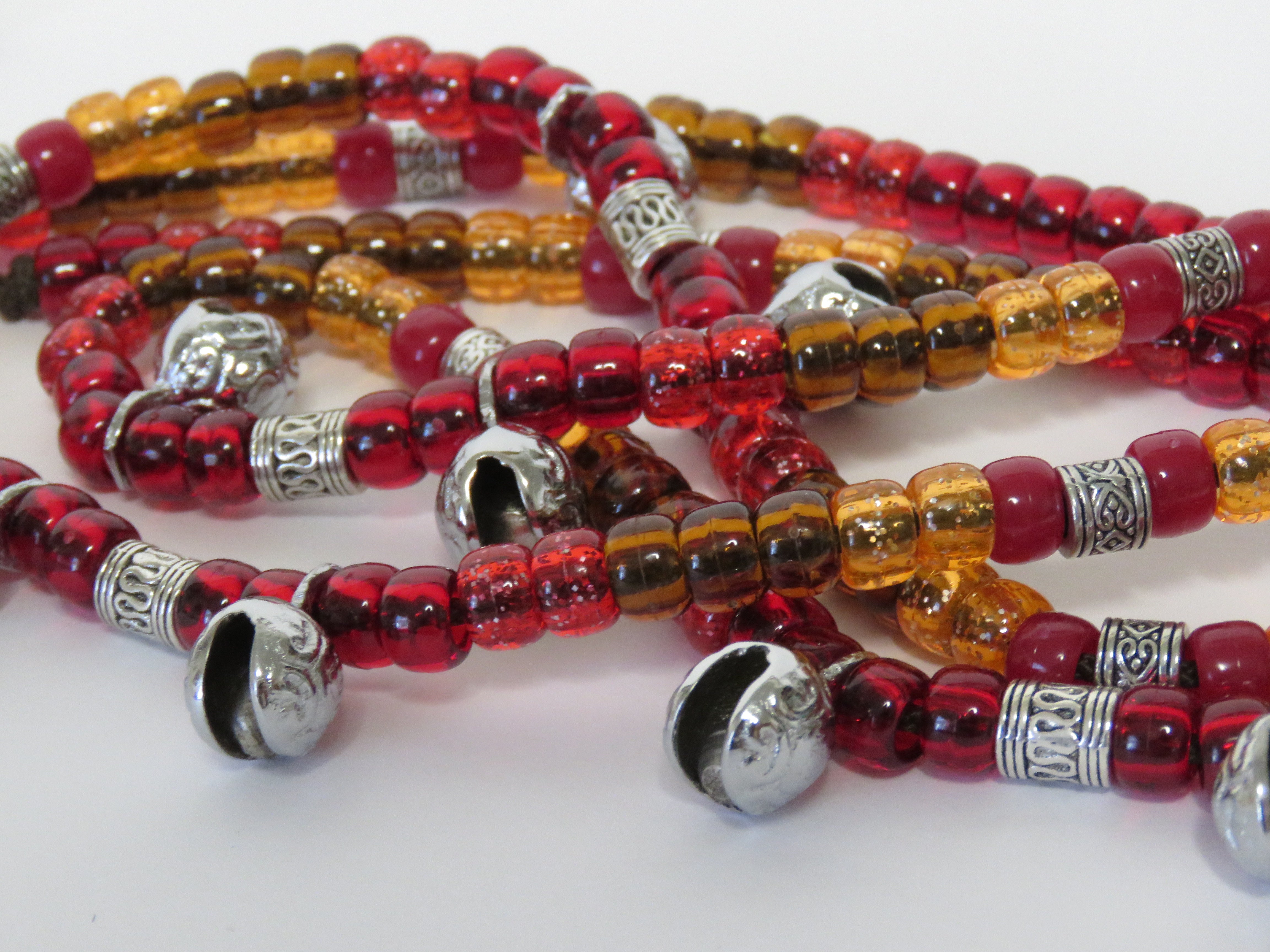 CRANBERRY SPICE CHAI Rhythm Bead Necklace