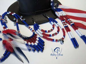 PATRIOT Majestic Style Rhythm Bead Necklace