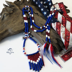 PATRIOT Majestic Style Rhythm Bead Necklace