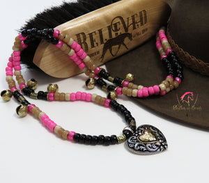 PERFECTLY PINK Rhythm Bead Necklace