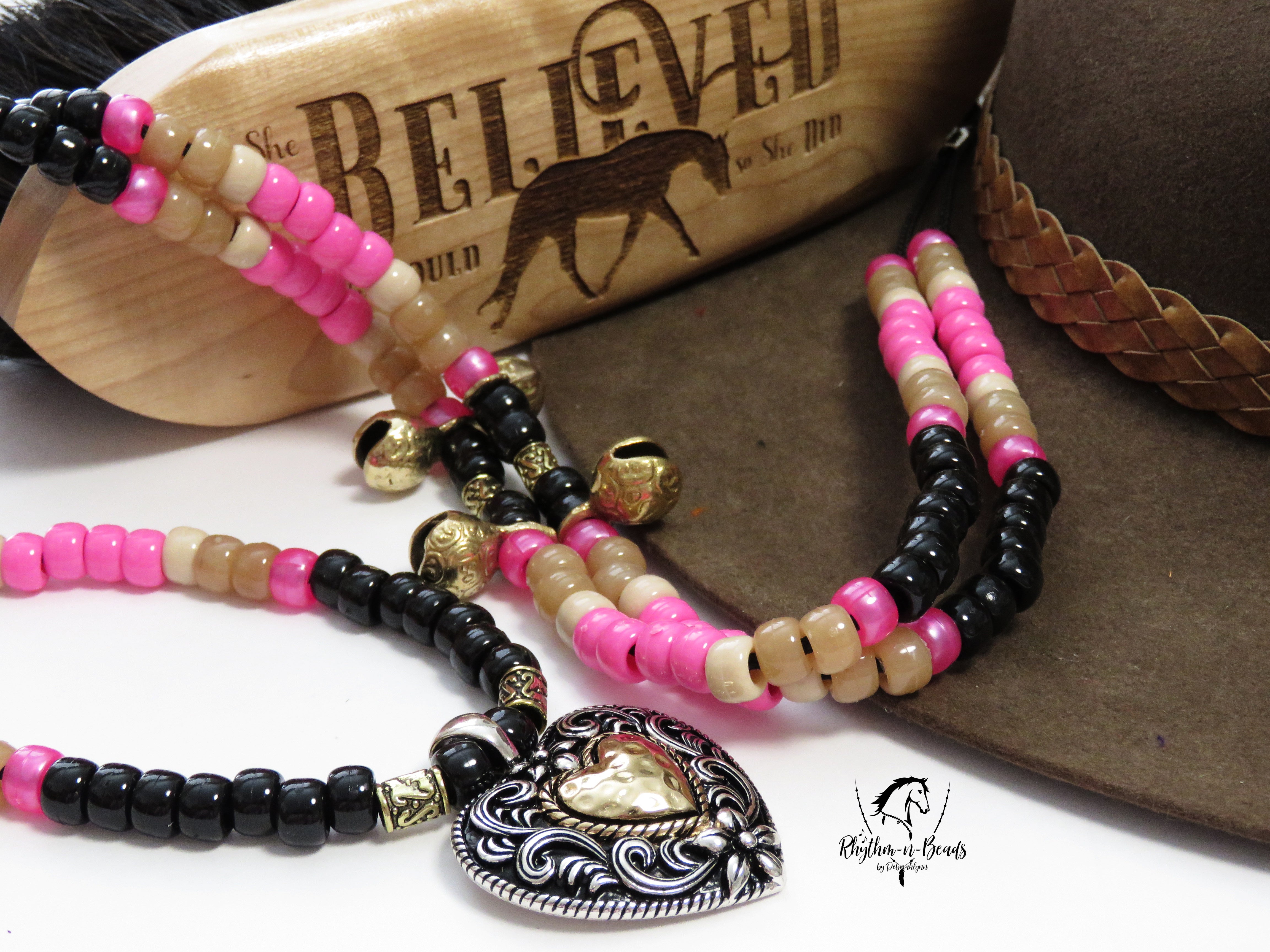 PERFECTLY PINK Rhythm Bead Necklace