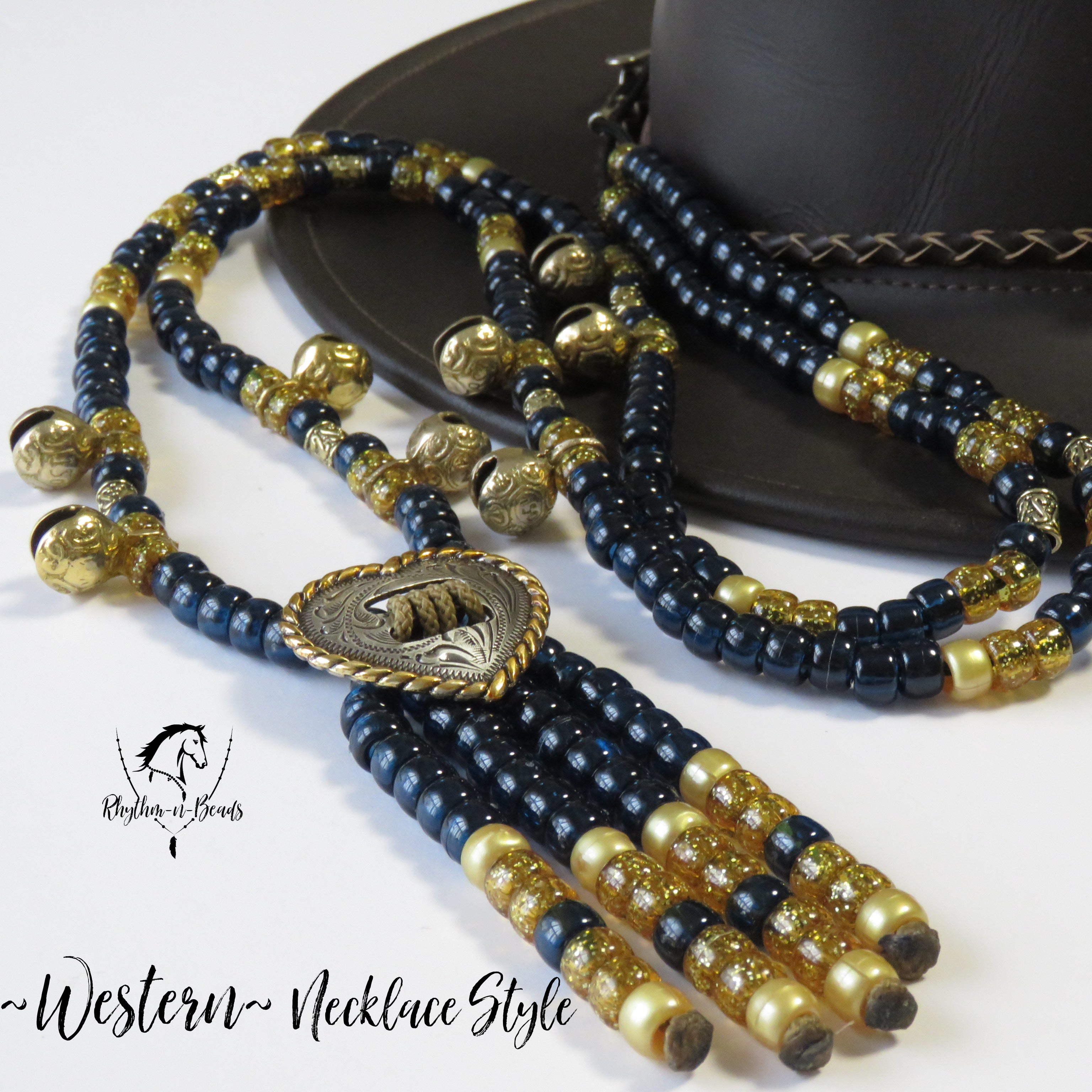 CUSTOM WESTERN STYLE Rhythm Bead Necklace - Pick your Colours