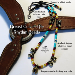 CUSTOM BREAST COLLAR STYLE RHYTHM BEADS - Pick your own bead colours