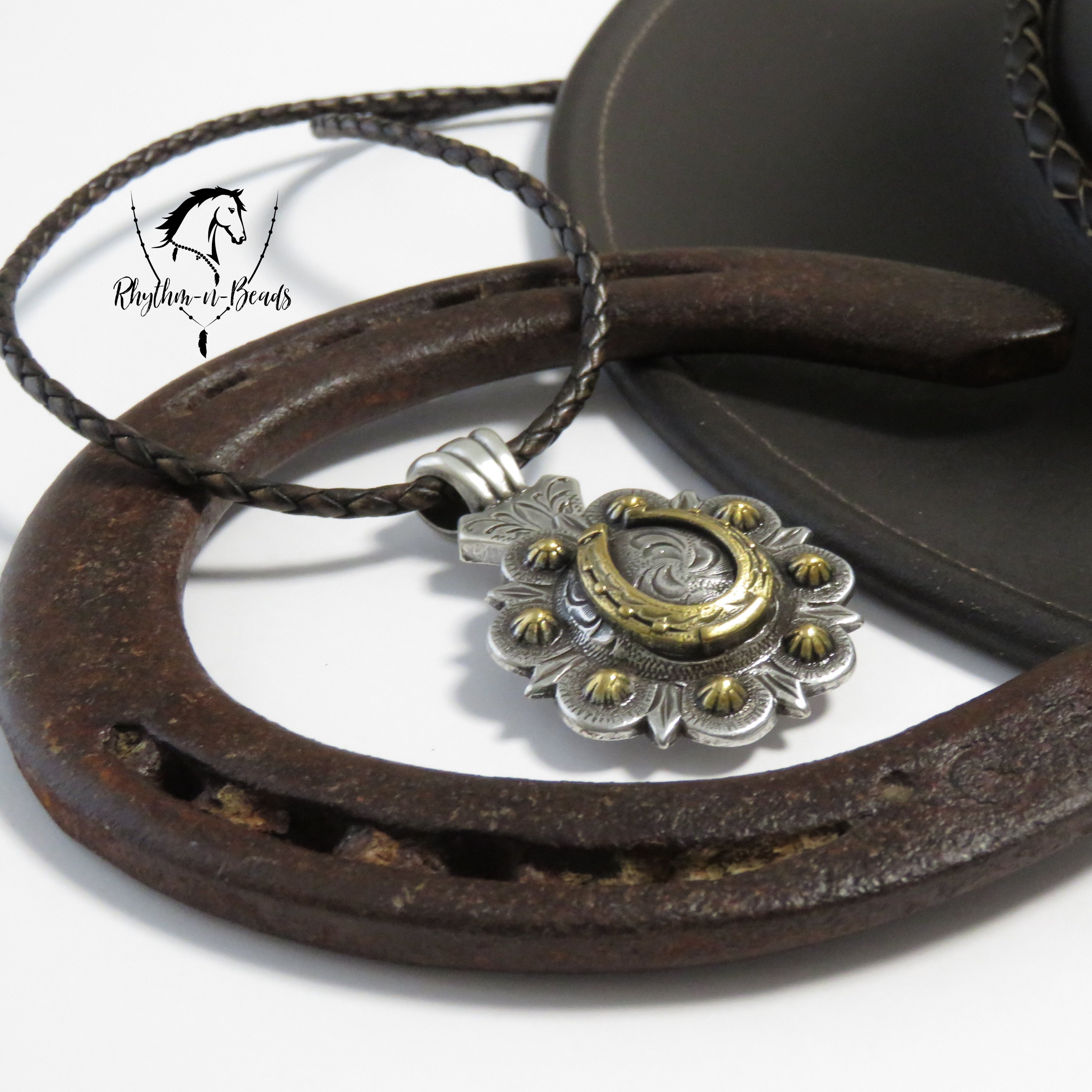 Horseshoe Concho Necklace Jewelry