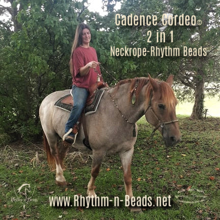 2 in 1 Cadence Cordeo© Neck Rope-Rhythm Bead Necklace - GREAT SPIRIT