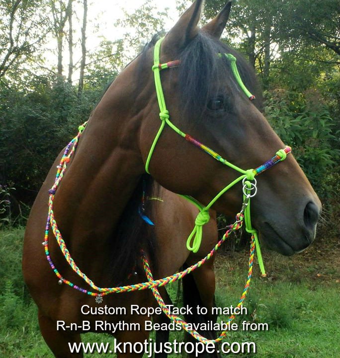 Beads for Horses,RAINBOW BRIDGE, Rainbow colours, Trail Beads for horses, Rhythm Beads, Horse Necklace, Speed Beads, Horse Bells