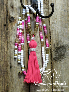 PRETTY IN PINK Rhythm Bead Necklace