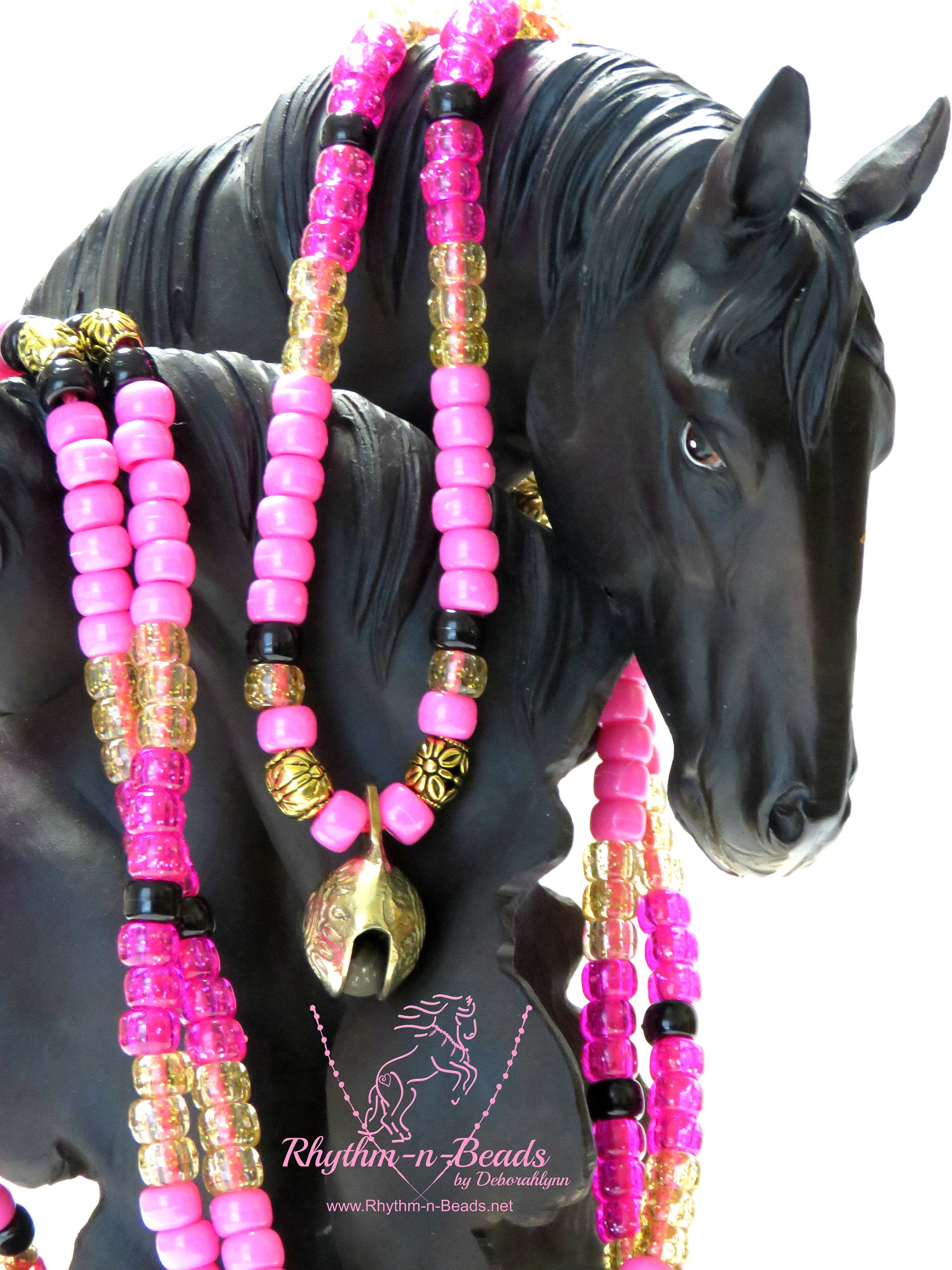 GET YOUR PINK ON Rhythm Bead Necklace