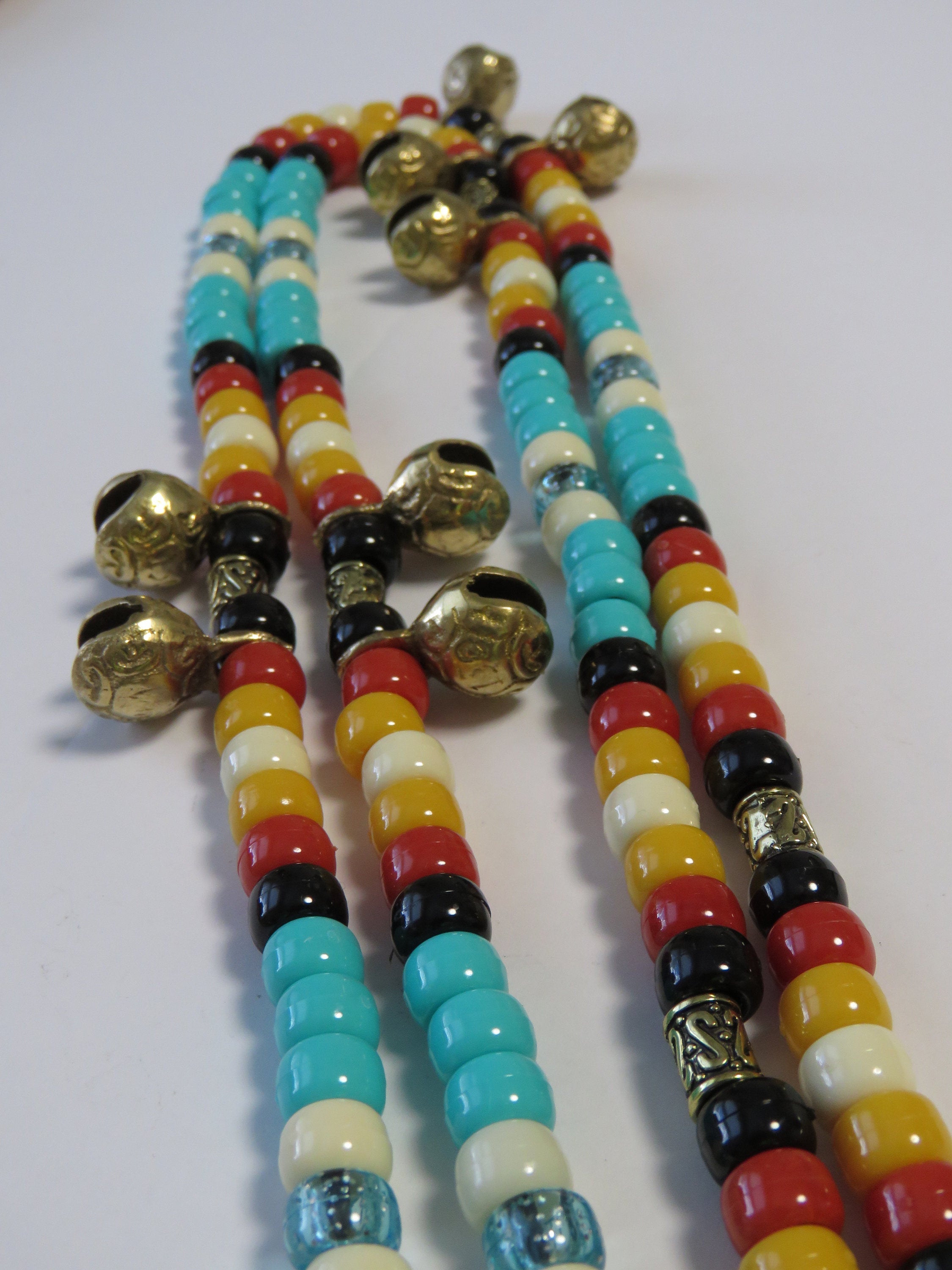 Rhythm Beads Necklace, POCHAHONTAS 2, Horse Wedding Photos, Trail Beads for Horses,Horse Necklace, Speed Beads, Horse Bells