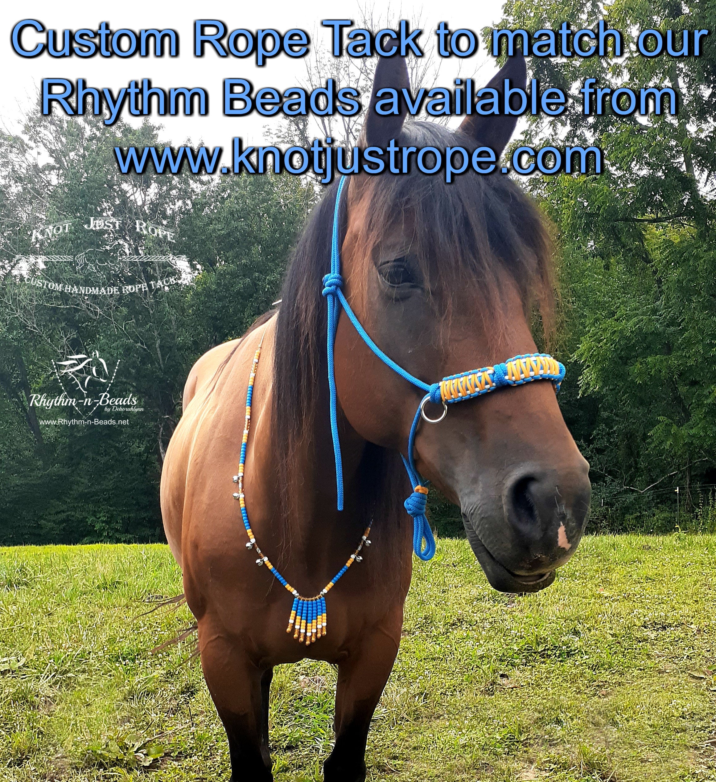 Rhythm Beads,CALICO CORN , Bear Bells, Horse photo shoot accessories, Horse Necklace, Halloween horse tack, Rhythm Beads for horses