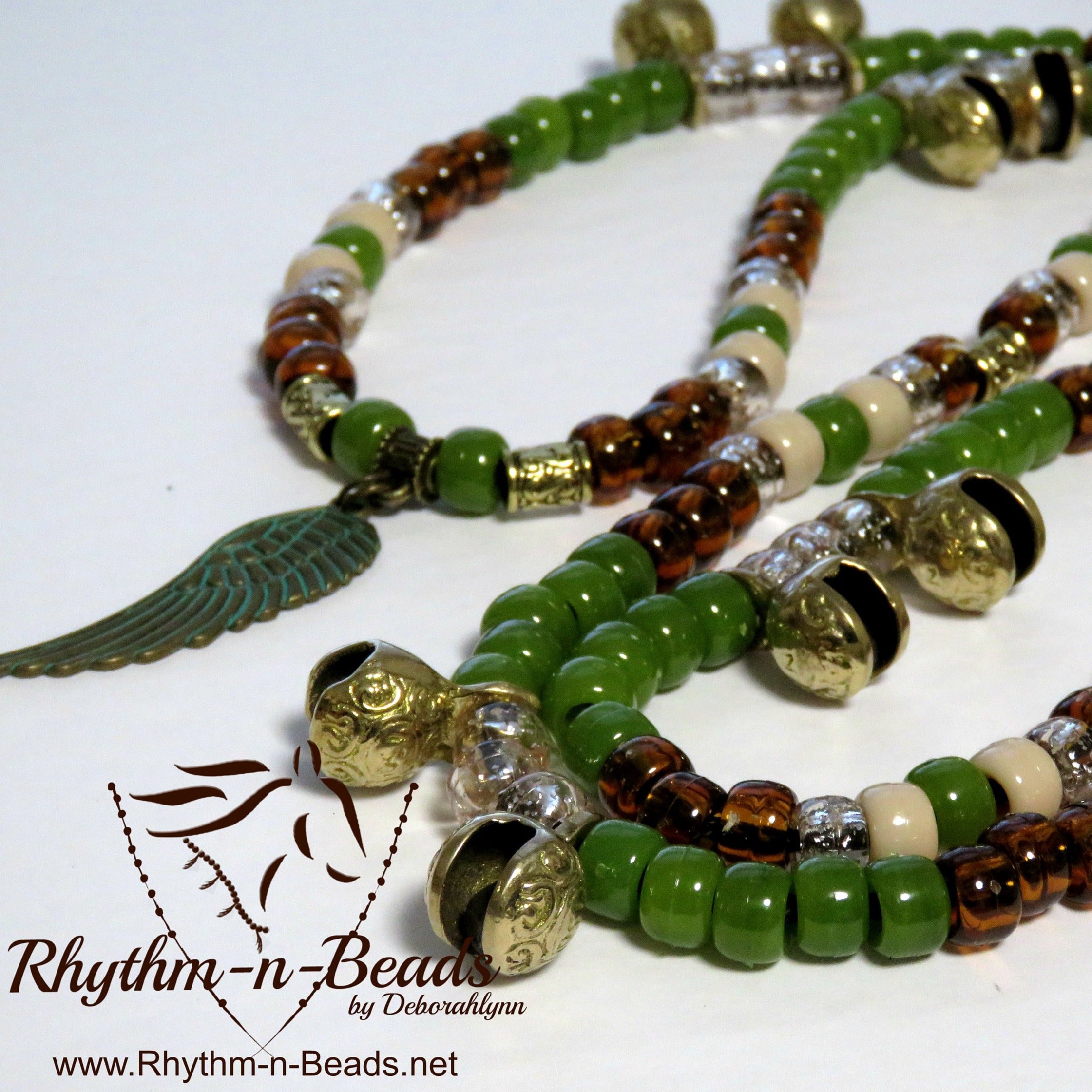GREEN WITH ENVY Rhythm Beads Necklace