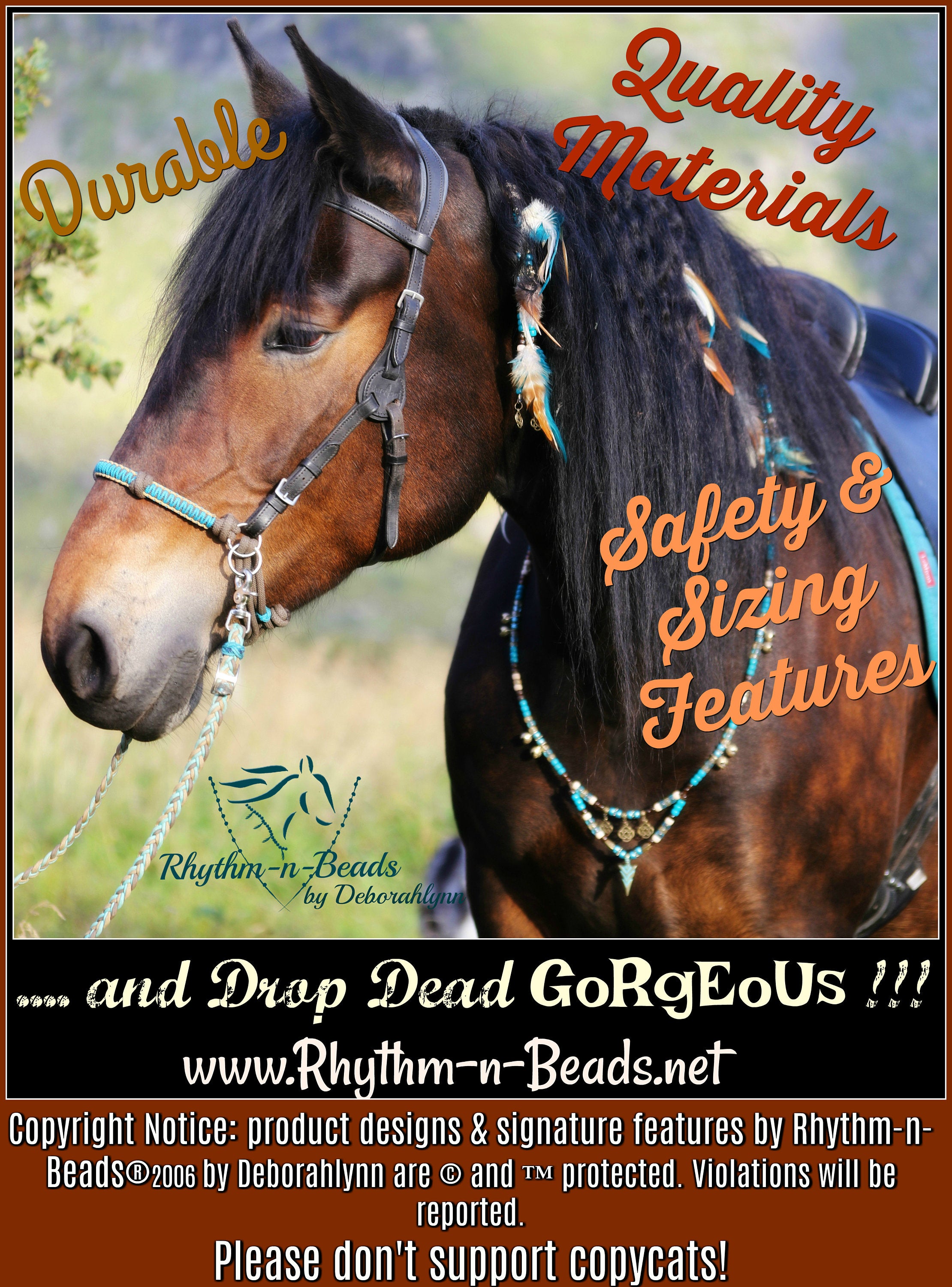 Rhythm Beads for Horses, HEART & SOUL, Trail Beads for Horses,Horse Necklace, Speed Beads, Natural Horsemanship,Horse Lovers, Horse Bells