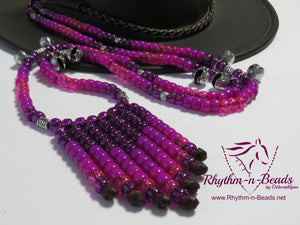 WINE BERRIES Rhythm Bead Necklace