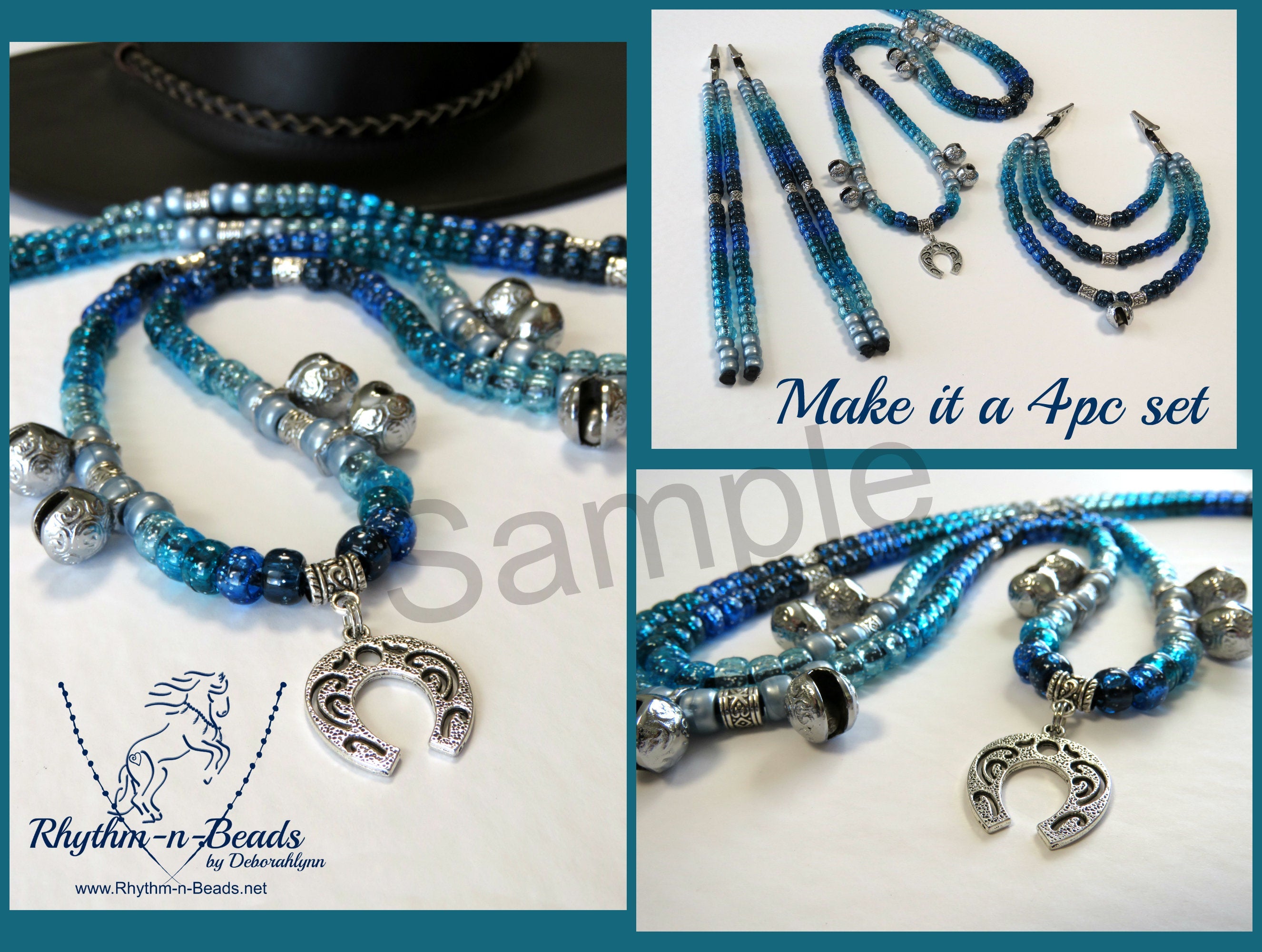 Rhythm Beads for horses, FIREBALL , Horse tack, Bear Bells,Horse Necklace, Speed Beads, Natural Horsemanship, Horse Bells