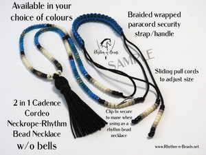 2 in 1 Cadence Cordeo© Neck Rope w/o Bells- Custom Colours